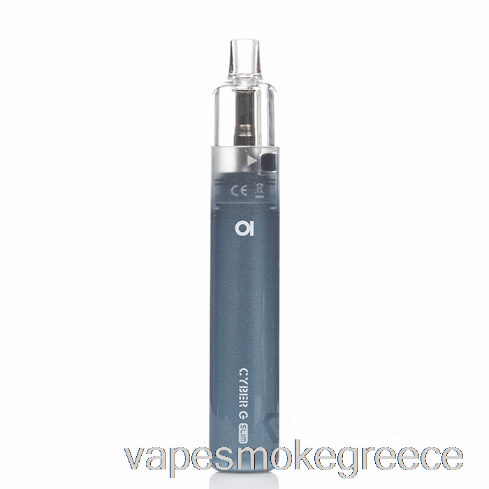 Vape Greece Aspire Cyber G Slim Pod System Graphite Blue